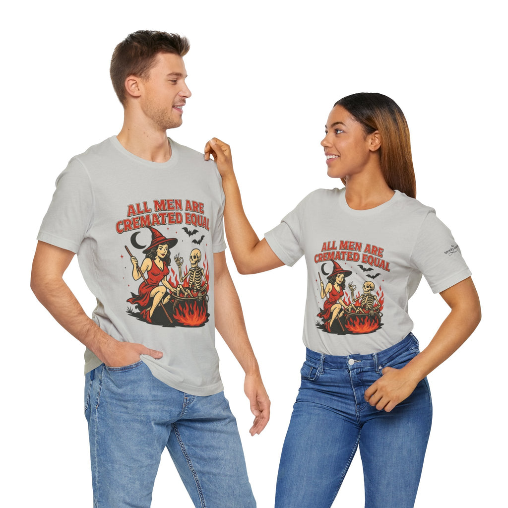 Witchy Humor Tee - Halloween Fun, Unisex T-Shirt, Casual Style, Gift for Spooky Season, Graphic Tee - Metamorphosis Creations