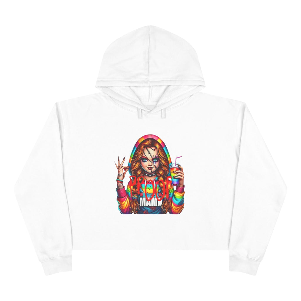 Witchy vibes Colorful Graphic Crop Hoodie for Trendy Style, Party Wear, Festival Outfit, Gift for Her, Casual Fashion - Metamorphosis Creations