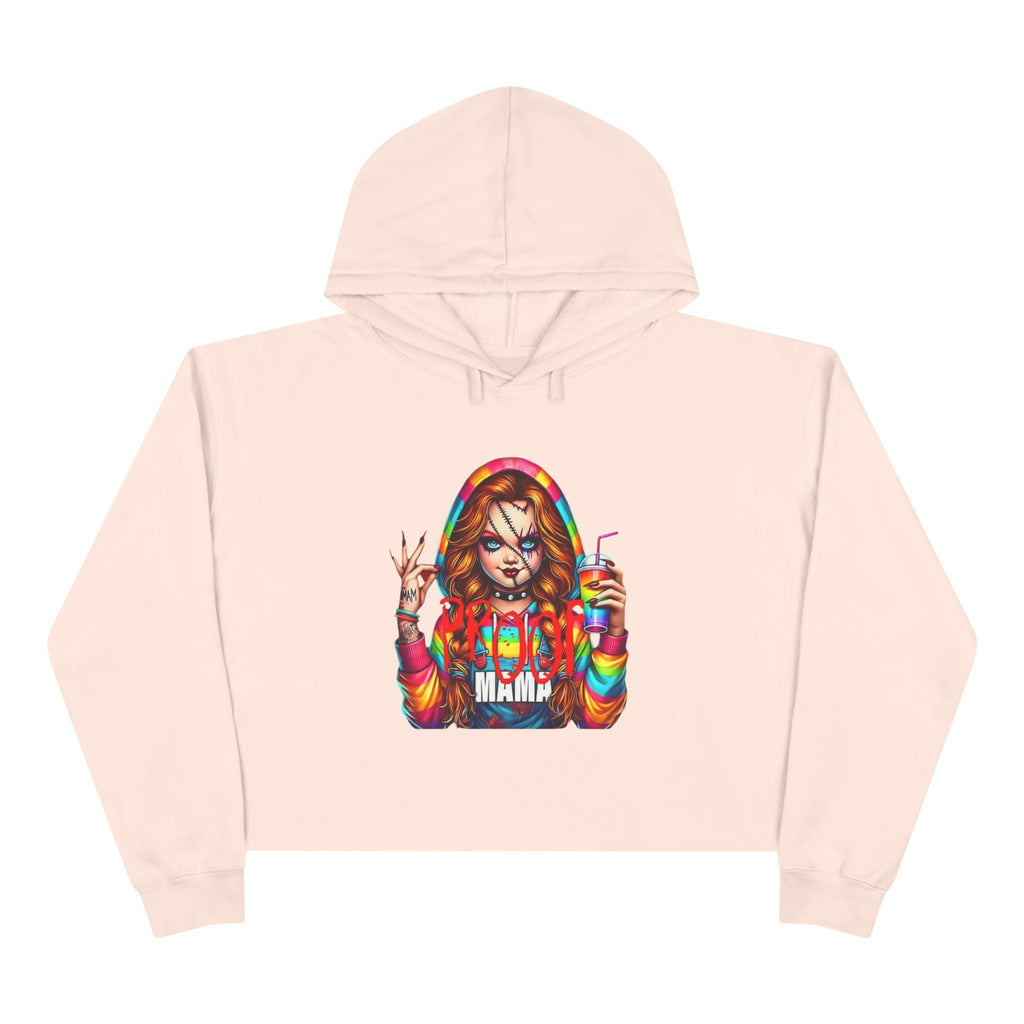 Witchy vibes Colorful Graphic Crop Hoodie for Trendy Style, Party Wear, Festival Outfit, Gift for Her, Casual Fashion - Metamorphosis Creations