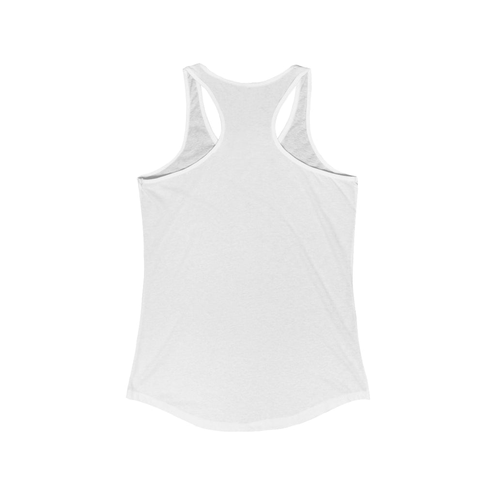 Women's Ideal Racerback Tank with Trendy Illustration, Ideal for Summer, Fitness, Casual Wear, Gifts, Everyday Style - Metamorphosis Creations