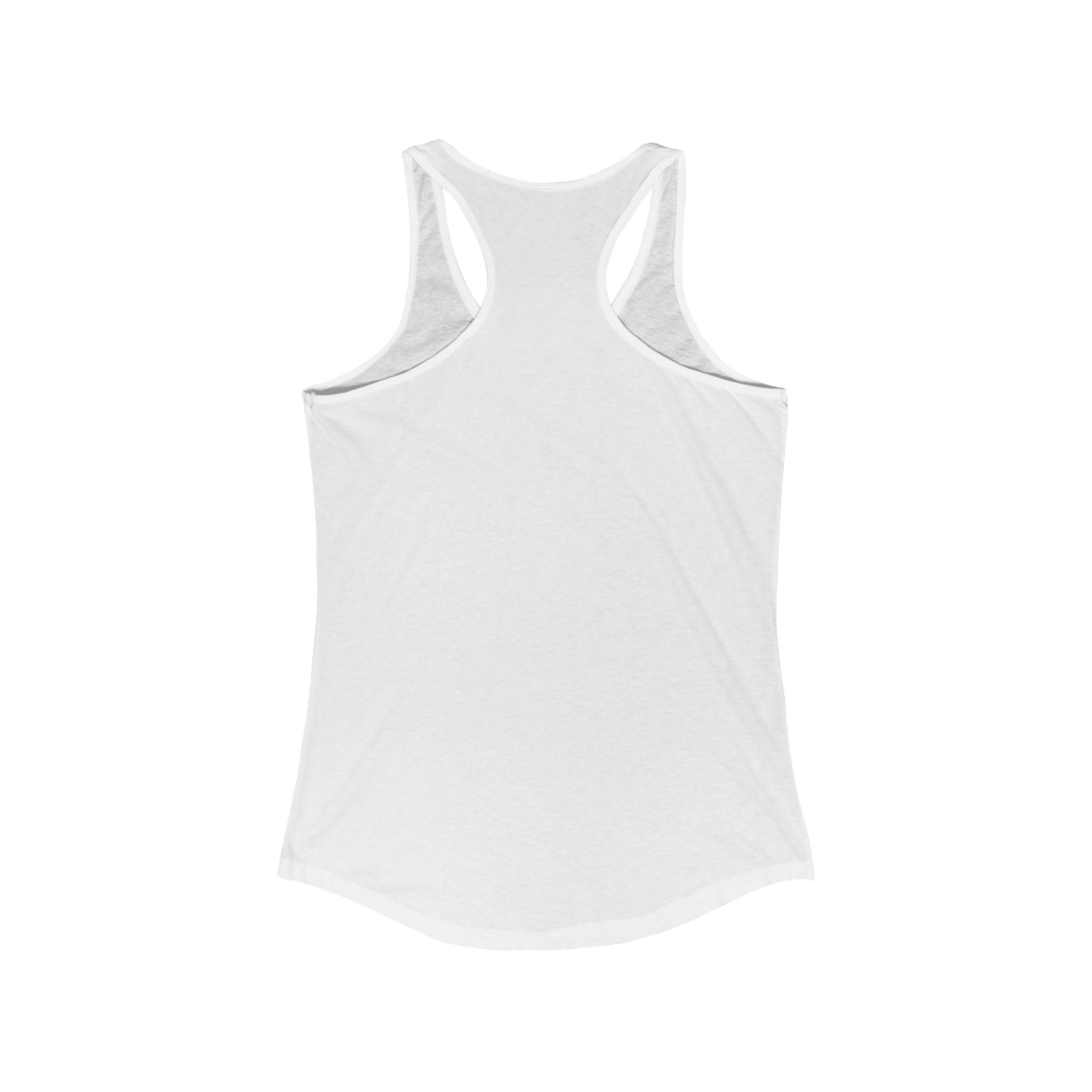 Women's Ideal Racerback Tank with Trendy Illustration, Ideal for Summer, Fitness, Casual Wear, Gifts, Everyday Style - Metamorphosis Creations