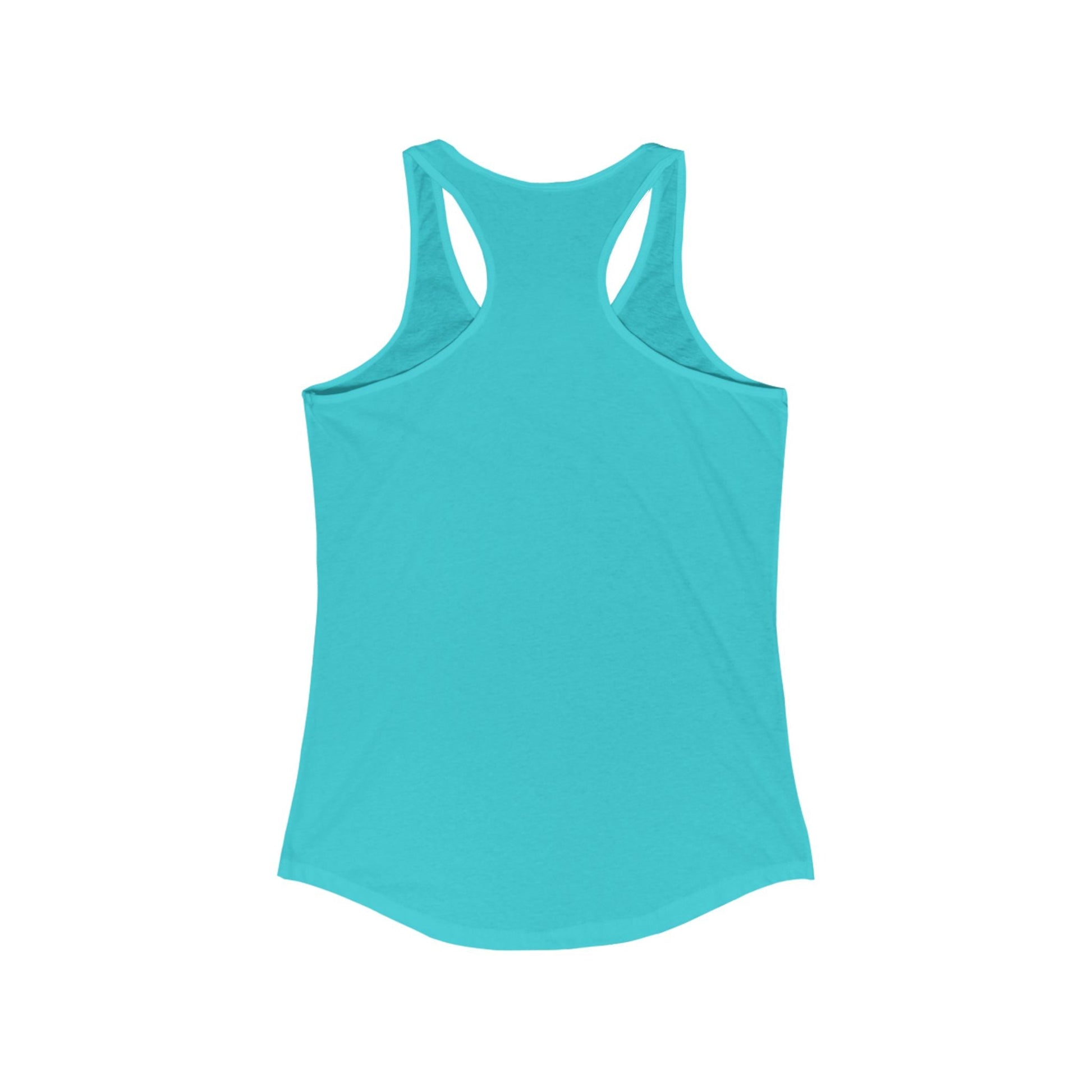 Women's Ideal Racerback Tank with Trendy Illustration, Ideal for Summer, Fitness, Casual Wear, Gifts, Everyday Style - Metamorphosis Creations