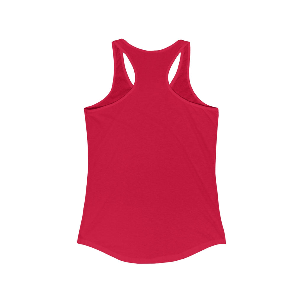 Women's Ideal Racerback Tank with Trendy Illustration, Ideal for Summer, Fitness, Casual Wear, Gifts, Everyday Style - Metamorphosis Creations