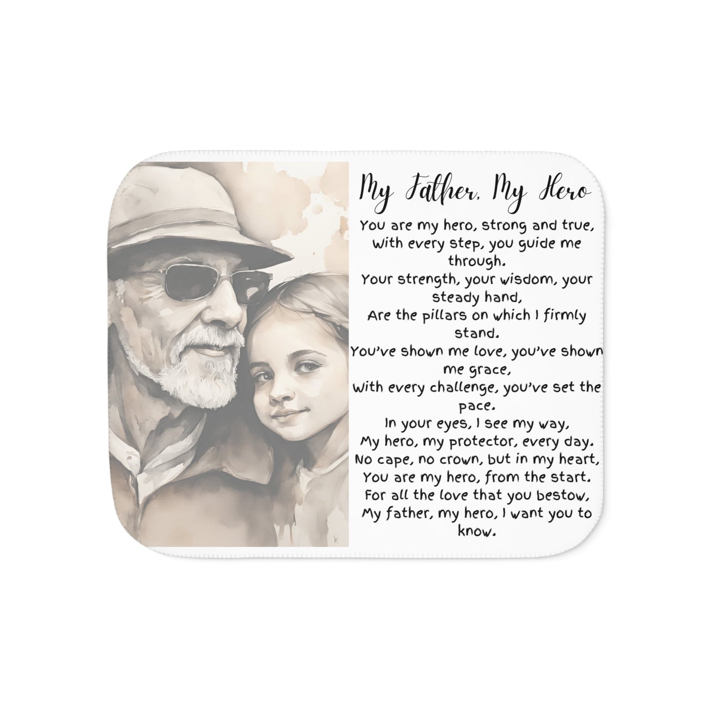 Wrap Him in Gratitude – The Softest “Thank You” Sherpa Blanket, Two Colors - Metamorphosis Creations