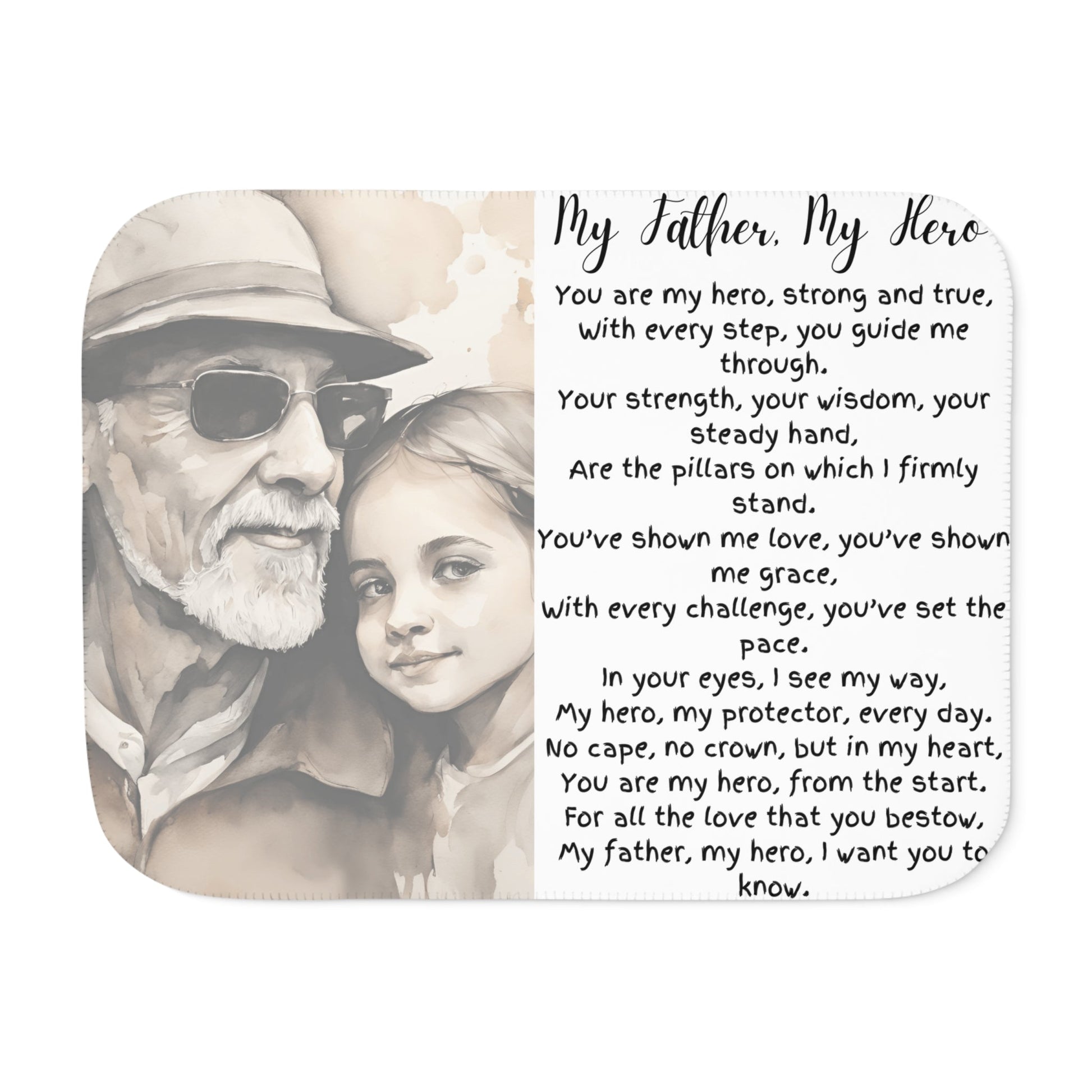 Wrap Him in Gratitude – The Softest “Thank You” Sherpa Blanket, Two Colors - Metamorphosis Creations