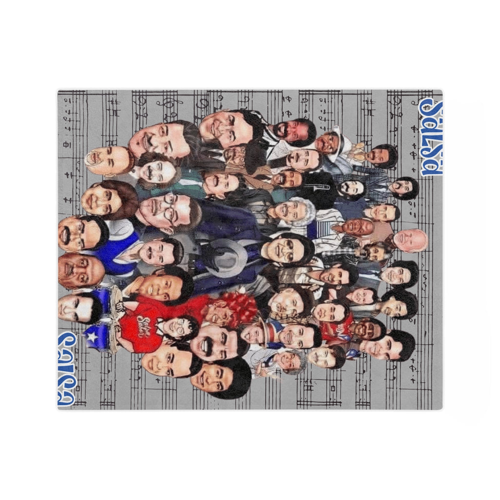 Wrap Yourself in Rhythm & Sabor Salsa Music Velveteen Microfiber Blanket | Cozy Throw for Music Lovers, Home Decor, Gifts, Jazz Nights, Chill Vibes - Metamorphosis Creations