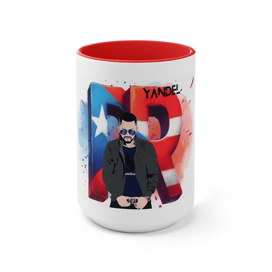 Yandel Puerto Rican Accent Mug - Perfect for Coffee Lovers, Gifts for Festivals, Artistic Drinkware, Home Decor, Enjoy Your Brew! - Metamorphosis Creations