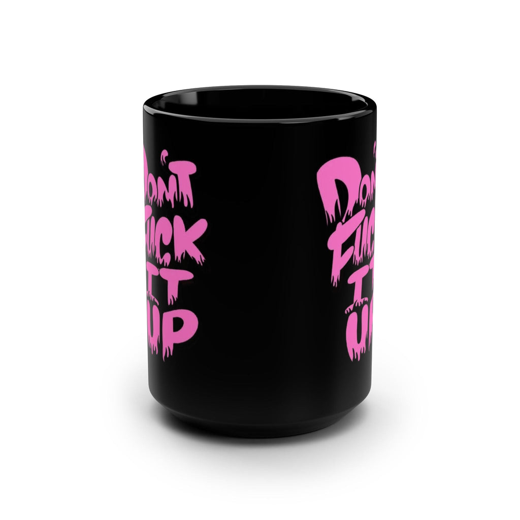 🎥 You never know who needs this message today. ☕Funny Black Mug - 15oz, Gag Gift for Coffee Lovers, Motivational Phrase Mug, Unique Kitchen Decor, Quirky Gift for Home Office - Metamorphosis Creations