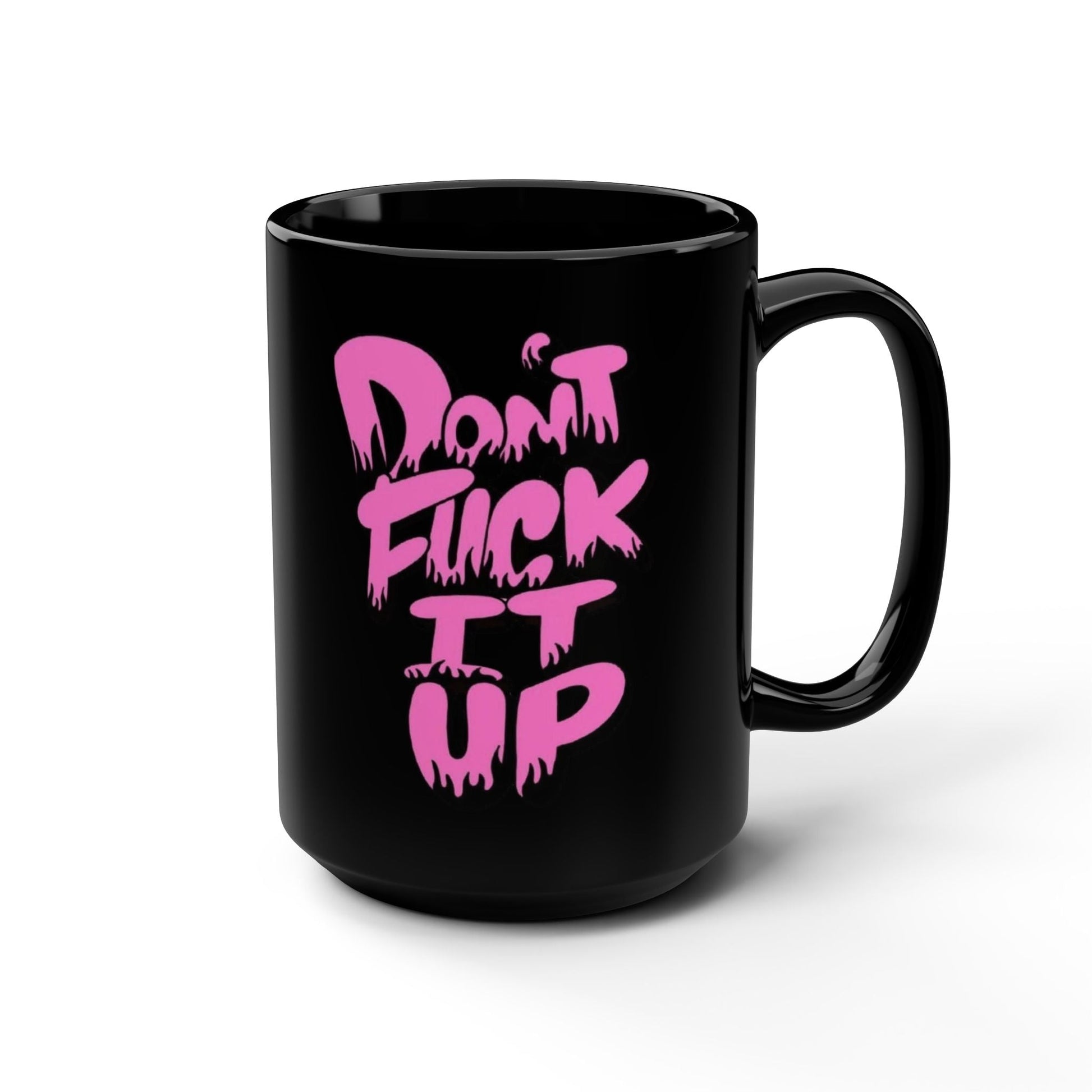 🎥 You never know who needs this message today. ☕Funny Black Mug - 15oz, Gag Gift for Coffee Lovers, Motivational Phrase Mug, Unique Kitchen Decor, Quirky Gift for Home Office - Metamorphosis Creations